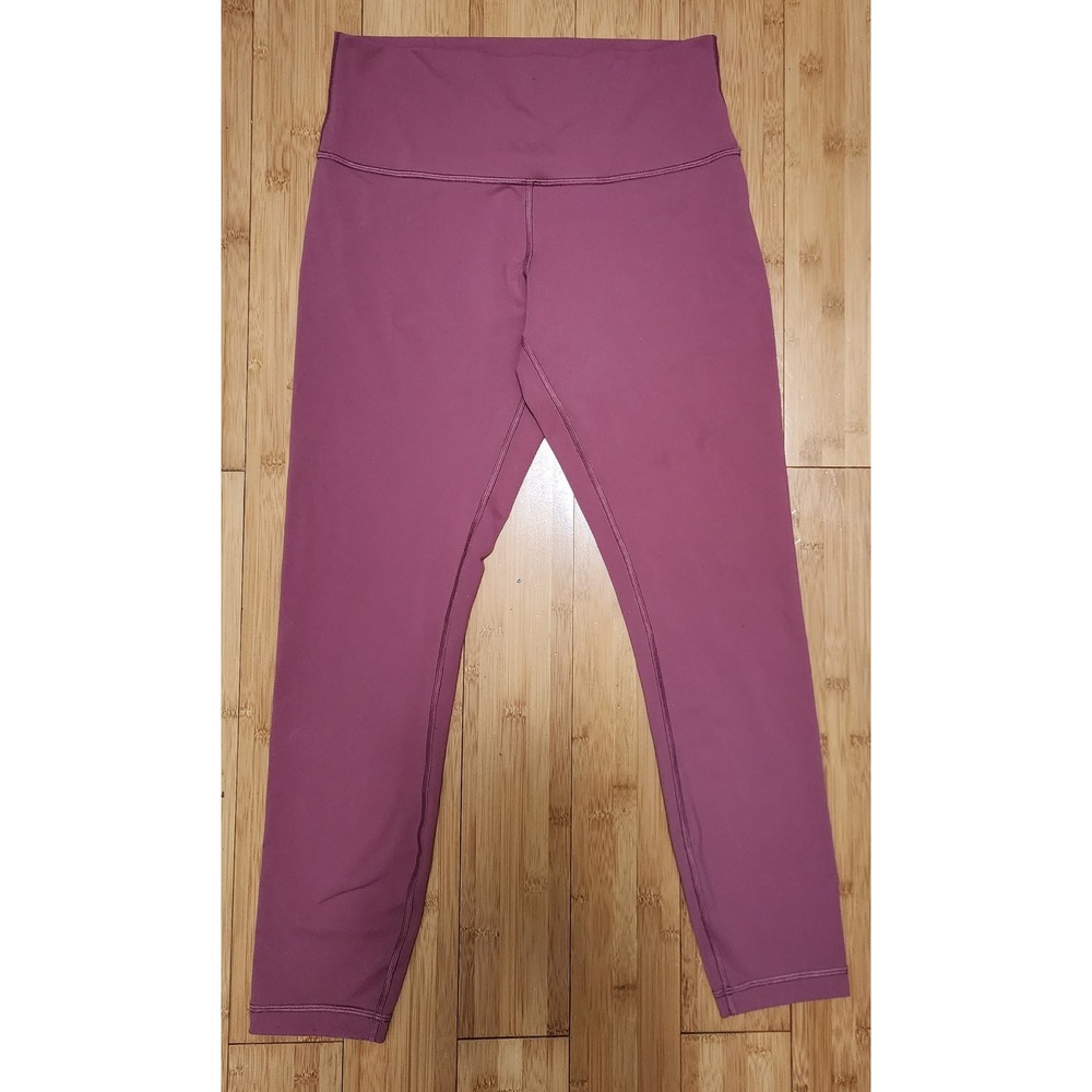Lululemon Wunder Train High-Rise Tight 25 Purple Pink Women Size 10 Leggings